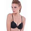 Push-Up Lace Plunge Bra (in black or nude)