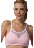 Sports bra pink front view